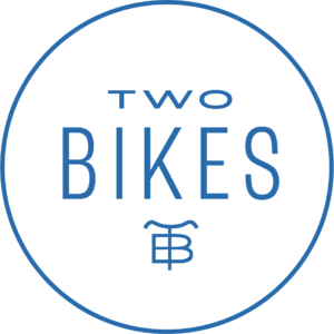 round logo for Two Bikes